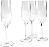 Luigi Bormioli Lucia 7-ounce Flute, Set of 4