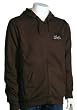 Quiksilver Low Hanging Fruit Zip Fleece Hoody - Brown