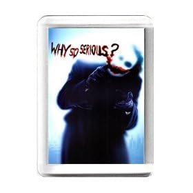 Batman "Why So Serious" Joker Magnet (35x50mm)