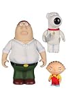 Mezco Toyz Family Guy 6 Inch Classic Set of 3 Action Figures