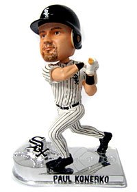 Paul Konerko Chicago White Sox Platinum Bobble Head Doll from Forever Collectibles
