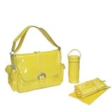 Laminated Buckle Bag - Yellow Corduroy