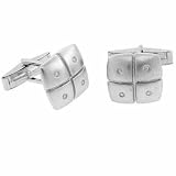 Sterling Silver square Designer Cuff Link Cufflink
