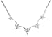 9ct White Gold AMP428154 Ladies 0.33ct Diamond Necklet