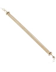 Napier "X World" Gold-Tone X Multi-Row Bracelet, 2.25"