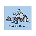 LIFE IS GOOD HAPPY HOUR S/S TEE - WOMENS