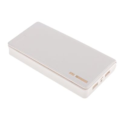 White-20000mah Power Bank Case Kit 6x18650 Battery Charger PCBA DIY