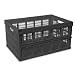 Collapsible Crate - Black (Black) (10.5" H x 20.75" W x 14" D)