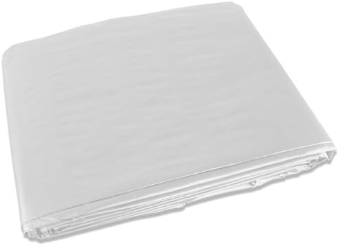 White 40x40 Heavy Duty UV Protected Treated Canopy Sun Shade Boat Cover Tarp