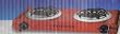 COOKINEX Red Electric Double Burner