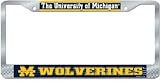 Michigan Wolverines NCAA Metal License Plate Frame