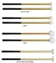 Vic Firth Corpmaster Multi-Tenor Mallets Aluminum Shaft (Soft)