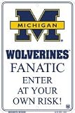 Michigan Wolverines Metal Fanatic Sign **