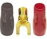 Metra #10 Gold Spade Terminals - 14 Gauge, 20 Pack - Model GSTB4 Mobile Installation Kits & Accessories
