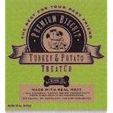1 lb. Small Treatco Turkey and Potato Biscuits 5 Bags
