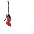 2.75" Fashion Avenue Snow Leopard Jungle Print Cuff Bootie Christmas Ornament
