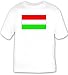 T-shirt with Hungarian, flag, map