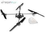 Draganflyer RC Helicopter Complete Airframe - Includes Frame, Motors, Gears, & Rotors
