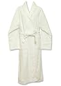 Thirsty Towels Shawl Terrycloth White Robe