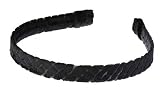 L. Erickson USA Italian Velvet 1/2 Ultra Comfort Headband - Cobblestone Black