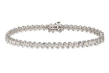 2 Carat Diamond 10K White Gold Tennis Bracelet