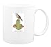 Mug with cactus, wren, bird