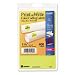 Avery 5499 Removable Print or Write Color Coding Labels, 1.25" Round - Neon Yellow (Pack of 400)
