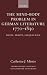 The Mind-Body Problem in German Literature 1770-1830: Wezel, Moritz, and Jean Paul (Oxford Modern Languages and Literature Monographs)