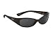 Angel Shiny Black Serena Sunglasses w/ Smoke Lens