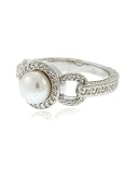 Jewelry : Signature Pearl Diamond Pave Ring
