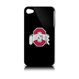 NCAA Ohio State Buckeyes Varsity Jacket Hardshell Case for Apple iPhone 4, Black