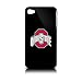 NCAA Ohio State Buckeyes Varsity Jacket Hardshell Case for Apple iPhone 4, Black