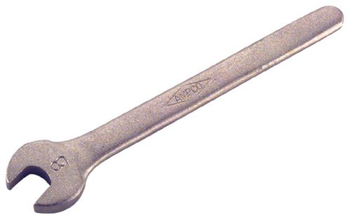 Ampco 0114, Single Open End Wrench, 15 Degree, 14MM