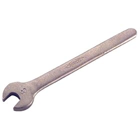 Ampco 0258, Single Open End Wrench, 15 Degree, 7/16"