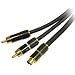 50FT SVIDEO/RCA A/V CABLE 2-RCA/MDIN-4 M/M SONICWAVE (40171)