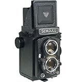 Seagull GC-104 Medium Format Twin Lens Reflex (TLR) Camera with Built-in 75mm f/3.5 Lens