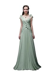 Cocktail Cap Sleeves Ruched Polyester Evening Dress/Bridesmaid Dress/Wedding Party Dress 