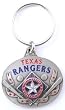 Texas Rangers Oval Pewter Keychain