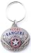 Texas Rangers Oval Pewter Keychain