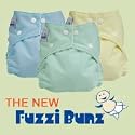 FuzziBunz Perfect Size Diapers -12pack Gender Neutral Colors SMALL