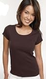 Ladies Short Sleeve Scoop Neck T-Shirt