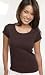 Ladies Short Sleeve Scoop Neck T-Shirt