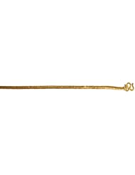 24KT Herringbone 3.8mm Bracelet 7.5 Inch