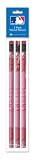 National Design Women's Los Angeles Angels 3 Pack Wood Pencil in Clear Bag with Header (4334-YJ5)