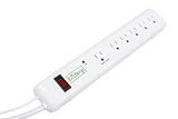 read full review EcoStrip 1503E 2.0 USB Energy Saving Surge Protector and Power Strip, White