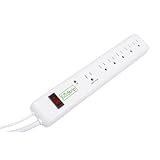 EcoStrip 1503E 2.0 USB Energy Saving Surge Protector and Power Strip, White
