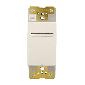 Leviton AT00R-1LW Acenti Matching Remote Dimmer Fan Speed Control for 3-Way - Alabaster by Leviton