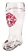 1 Liter Fire Rescue Maltese Cross Glass Beer Boot - 35 oz.