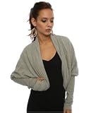 Triple 5 Soul - Triple 5 Soul The Multinational Cocoon in Heather Gray,Sweatshirts for Women (555 Soul)