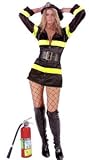 Sexy Firefighter Costume - Womans Size Medium (Fits Size 6-8)